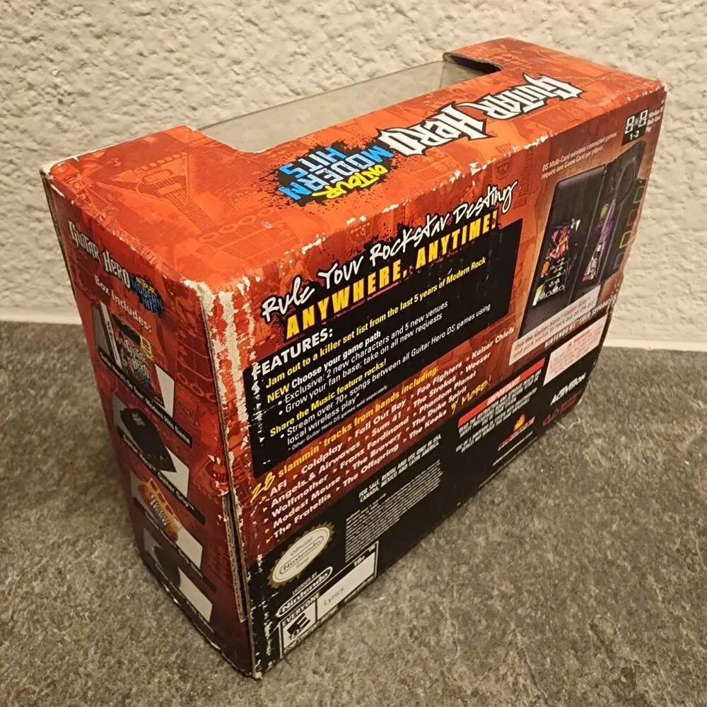 Game - Guitar Hero On Tour: Modern Hits [Guitar Grip Bundle] (CIB+) - DS
